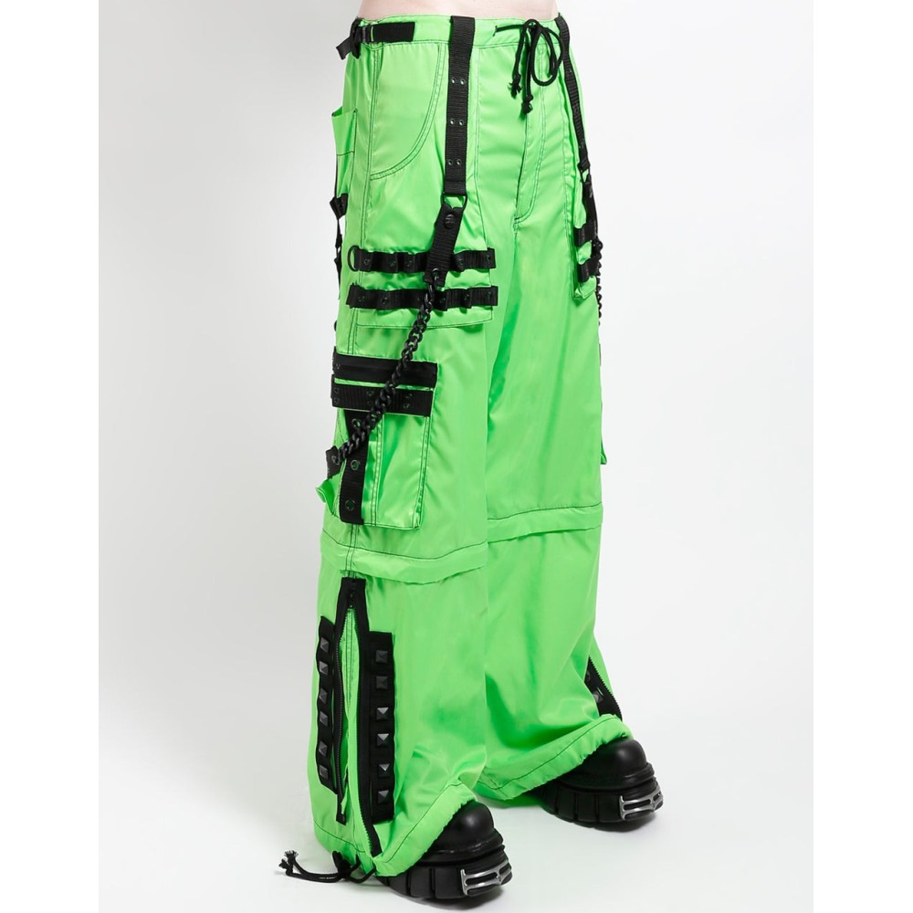 Tripp NYC - Space Out Neon Wijde broek - Groen